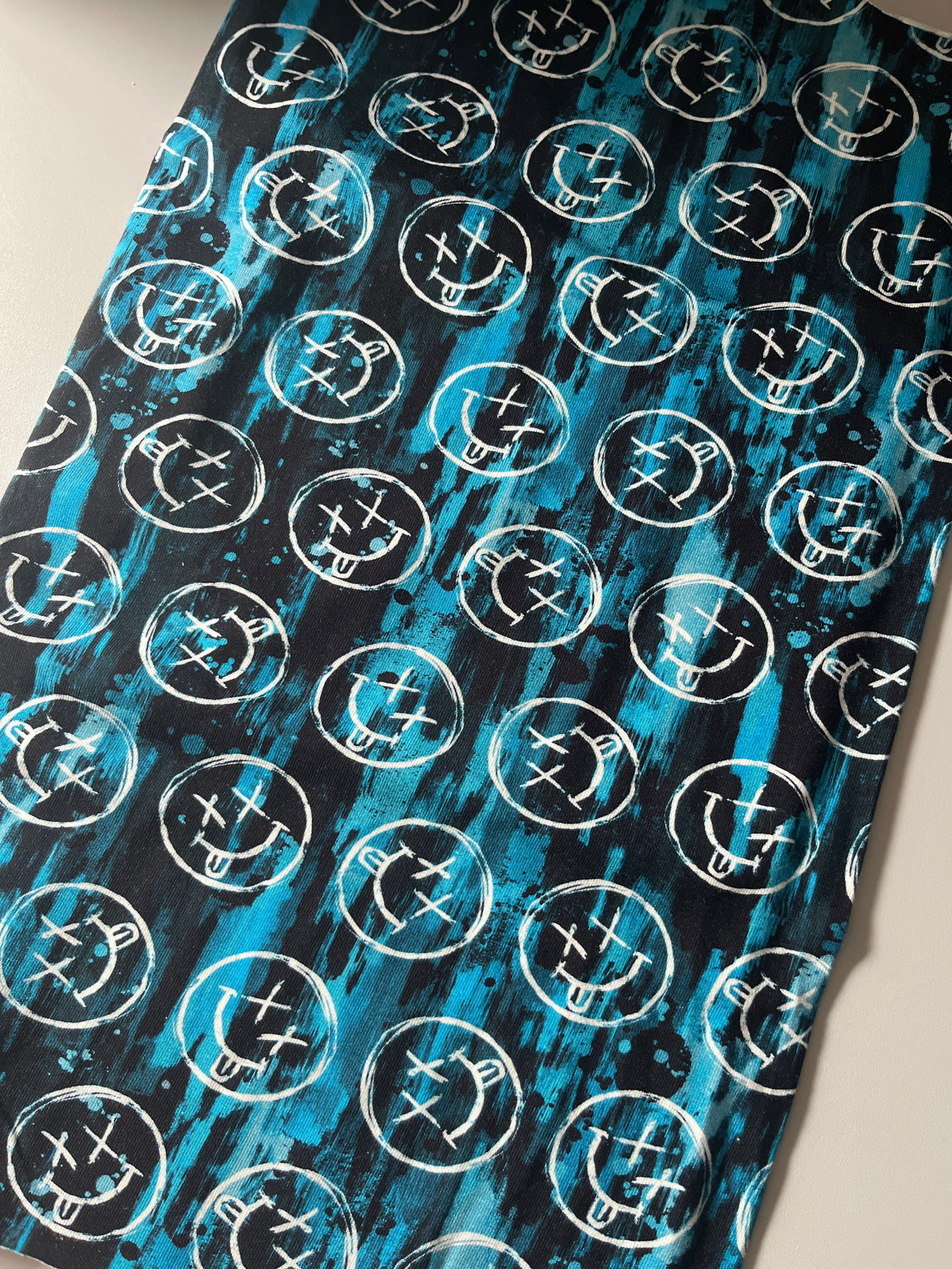 Smiley Stoff Jersey  Lagerware